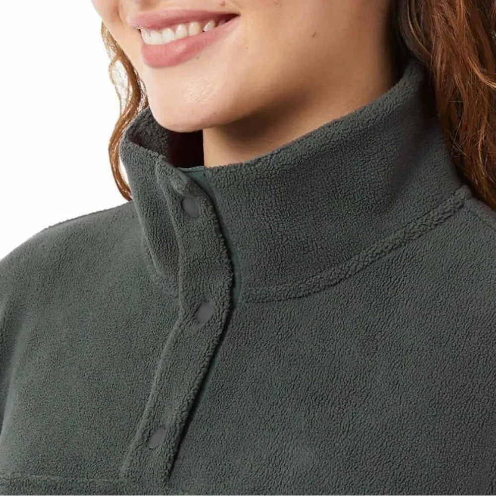 32 Degrees Ladies' Snap Fleece Pullover - Picture 6 of 6